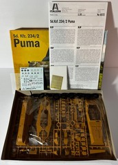 Italeri 6572 1/35 Scale Sd.Kfz. 234/2 Puma w/PE – New Tooling 2022, Parts Sealed