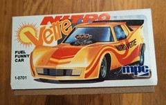 MPC NITRO VETTE FUNNY CAR – 1:25 SCALE KIT #1-0701 – VINTAGE RARE