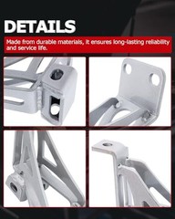 1ST Engine Motor Metal Mount Brackets 6372MP-SM for Chevy C10 for GMC Truck