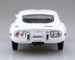 AOSHIMA 1/32 The Snap Kit Series Toyota 2000GT Pegasus White Colored Plastic Kit