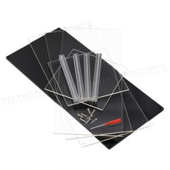 US Acrylic Display Case 13.3″ L Box Self-Install Dustproof for 1/18 Model Car