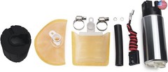 255LPH High Flow In-Tank Electric Fuel Pump Kit w/Strainer and Wiring 38mm Body