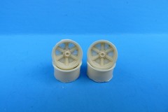 1/25TH SCALE 1970’S EAGLE INDYCAR RESIN RIMS, 1 SET, CART, INDY RESIN, USAC