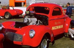 DECALS- Big John Mazmanian, 1st Willys Gasser. Nice!