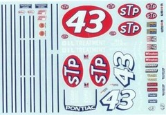 Powerslide #43 STP 1984 1/16-Richard Petty Nascar decal