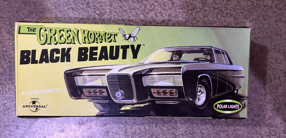 Polar Lights 5017 The Green Hornet Black Beauty Open Box/Parts Sealed Complete