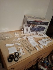 Revell 1/25 1969 Chevy Nova SS Plastic Model Kit 85-2098 Partially Together