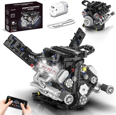 Build Your Own Realistic V8 Engine Model Kit That Runs Engaging STEM Experience