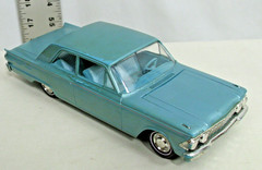 AMT 1962 FORD FAIRLANE 2DR. HT PROMO CAR MODEL IN BLUE