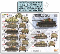 Echelon Fine Details 1/35 LAH Panzer IV Ausf. Js 1944-1945 Decals