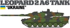 1:35 Ukraine Leopard 2 A6 Tank Tamiya Plastic Model Kit 25207