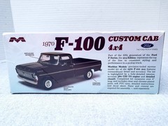 Moebius Models #1230 1:25 ’70 Ford F-100 Custom Cab 4×4 -Factory Sealed-NISB
