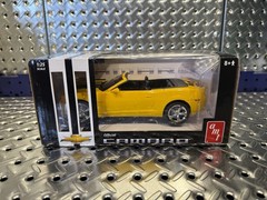 M492. AMT 2012 CAMARO SS CONVERTIBLE HT – YELLOW Promo Model Car NIB