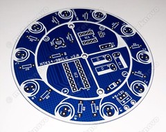 3x Large ROUND PCB Only for Jumbo LED Sequencer Chaser KIT NE555 CD4017 – USA