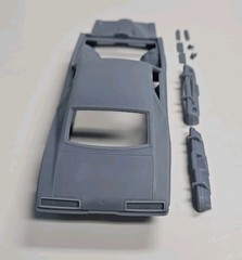 ABS-LIKE RESIN 3D PRINTED 1/25 1973 PONTIAC GTO BODY AND RELATED PARTS