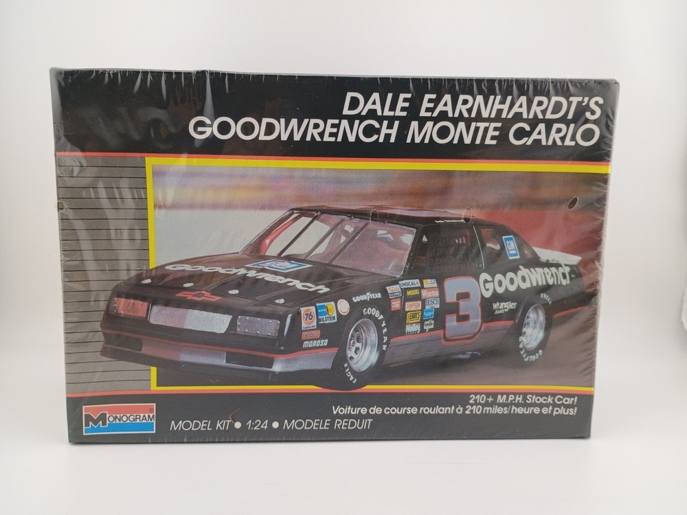 Dale Earnhardt #3 Goodwrench Monte Carlo Vintage Model Kit New Factory Sealed