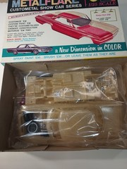 Vtg model Kit Original Revell Metal Flake 1962 Dodge Dart Unbuilt in Box Sealed