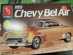 AMT ERTL 1951 CHEVY BEL AIR 1/25 SCALE MODEL KIT #6607 NOS 1986