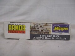Hasegawa #714 8 Ton Half Track Quadruple Model Kit (Sealed)
