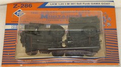 Roco 1976 Minitanks #Z-286 LKW 1,25 Ton 6×6 Funk Gama Goat M 561 1:87 NIB-NOS