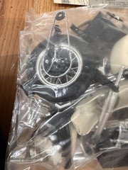 Vintage 1969 Revell Harley Davidson 1/8 Scale Police Bike Motorcycle Kit Parts