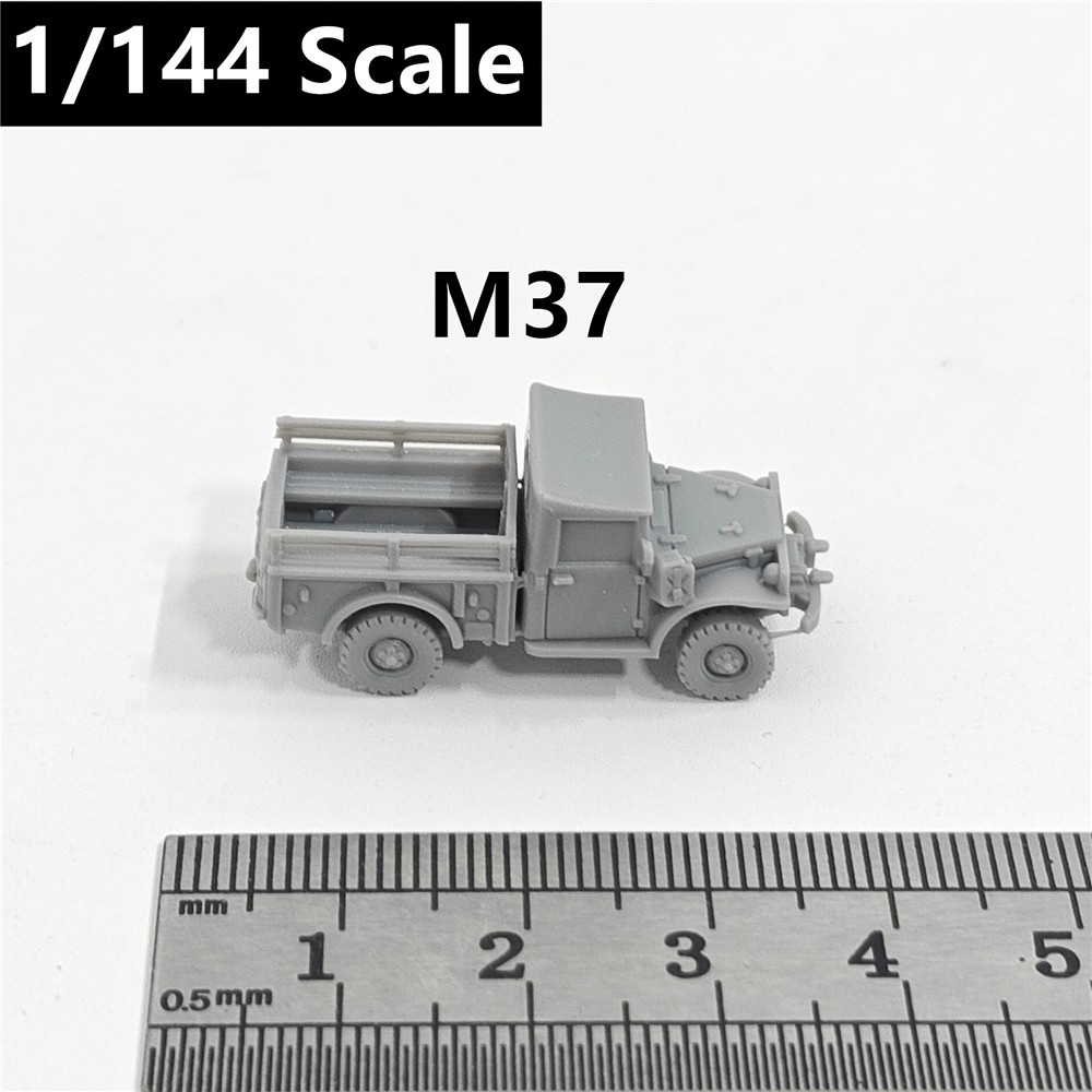 US Army M37 Truck, 3D Printed ,1/144 Scale Mini Tank Model,Resin