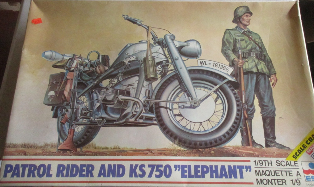 ESCI 7007 PATROL RIDER & KS750 “ELEPHANT” Open Box Sealed BAGS🔥1:9 MORE LISTED