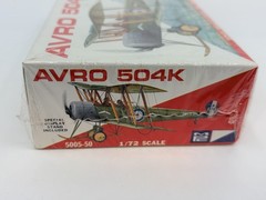 Vintage MPC Avro 504K Model Kit With Stand *Sealed* 1:72 Scale