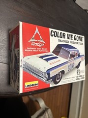 Lindberg Color Me Gone 1964 Dodge 330 Super Sport 1/25 Scale Car Model Kit New!