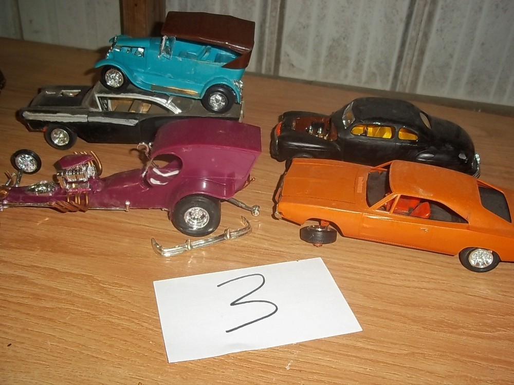 Model Car Junkyard/Parts Lot Salvage Built Plastic Models #3