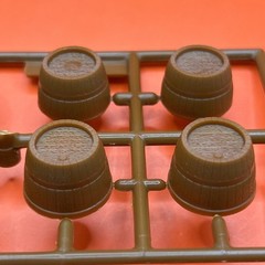 1939 Chevy Sedan Revell Wood grain Whiskey Barrels Model Parts 1:24 New 2
