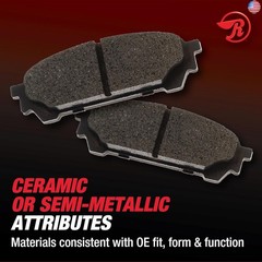 Raybestos R-Line Automotive Replacement Front Brake Pad Set for Select Acura,