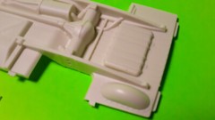 1963 Nova Chevy II Station Wagon 1/25 Frame Chassis AMT Craftsman Model Car Part