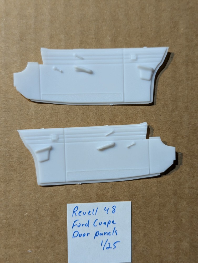 REVELL 48 FORD COUPE DOOR PANELS NEW! 1/25