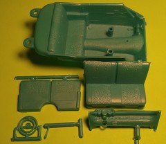 57 1957 Chevy Bel Air 1/25 interior tub bench seat dash steering wheel model
