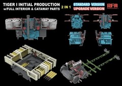 RYEFIELD MODEL RM-5131 1/35 Tiger I Initial Production w/Interior – Upgrade Ver.