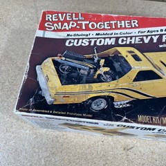1977 Revell Snap Together Custom Chevy Pick-Up Model Box Only