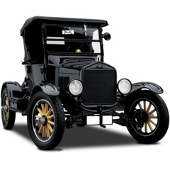 Ford Vintage Antique Classic Custom Built Metal Body Model T Promo Race Car