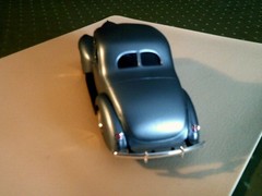1940 Ford coupe – AMT – CLEAN BLUE COUPE! Has big V/8 engine from a 1963 Ford.