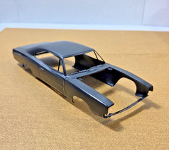 1969 Dodge Charger Body Shell & Gas Cap MPC 1:25 Scale Model PARTS