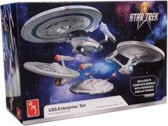 AMT Star Trek U.S.S. Enterprise Set Model Kit New!