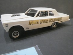 Jakes Speed Equipment 65 Ply. AWB 1/25 DECAL from Fremont Racing