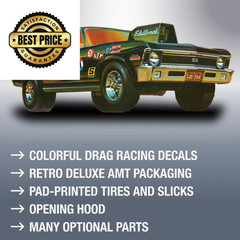 AMT 1972 Chevy Nova SS Old Pro 1:25 Scale Model Kit Scale, Vintage