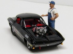 VINTAGE, AMERICAN DIORAMA FIGURE TRUCKER “RON” 1/25 SCALE