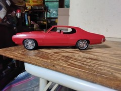 Original 1970 RED Pontiac GTO Promo Dealer Model Plastic