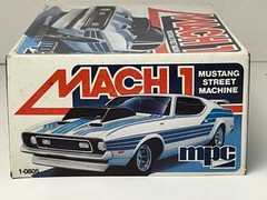 MPC #0805, 1973 Ford Mustang Mach 1 Model Kit with Box
