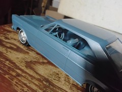 1965 Ford Galaxie 500 XL METALLIC BLUE PROMO Model Car