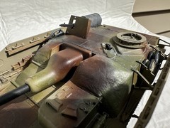 1/35 BUILT STURMGESCHUTZ IV WITH CONCRETE ARMOR-WELL BUILT READY TO DISPLAY.