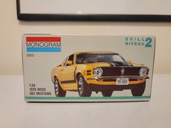 *Rare / Vintage* Monogram 1970 Ford BOSS 302 Mustang (Empty) Box # 2923