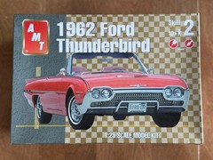 AMT 1/25 1962 Ford Thunderbird Parts Kit Bash Chrome Window Frame